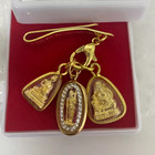 3 Phra Arahan Monks Of Lucky Sangkajai Siwali Upakut Pendant Thai Buddha Amulet