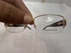 Versace Ve1175b 1002 Gold Medusa Crystal Eyeglasses 53-17-135 Made Italy