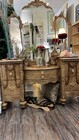 Antique Vanity 1900   s With Mirror Solid Wood