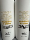 2 Pack Atelier Bloem Body Wash 16fl Oz Shower Gel Mandarin Citrus Eucalyptus