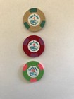 Verdi Inn  1  5  25 Verdi Nevada Casino Chip Poker Uncirculated Large Key Mold