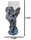 Ruth Thompson Elemental Dragon Omega Blade Sword Glass Wine Goblet Chalice Cup