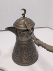 Vintage antique Arabic turkish Small Brass Coffee Pot With 4 Cups