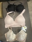 Set Of 3 - 2 Victoria   s Secret Bras 34c  Used- And 1 Modern Movement New Tags