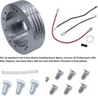 5   6 Hole Billet Steering Wheel Hub Adapter Compatible With Chevrolet Gm Models