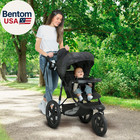 Apollo Jogging Stroller - Shock Absorbing Frame With Large Canopy   Recline - Ca