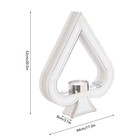 Acrylic Lighted Liquor Bottle Display Shelf Champagne Bottle Display Stand Led