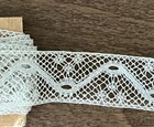 Antique French Lace Insert Edging Trim Cotton 1 Yards Dl7