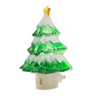 Snow Covered Christmas Tree Night Light With Rotating Socket 5w C7