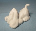 Vintage Basset Hound Dog Figurine   Hallmark 1975 Fine Bisque