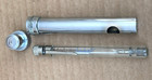 Vintage Rare Medical Special Metal Chrome W  Glass Syringe