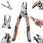 9in Ratcheting Locking Pliers  Self Locking Pliers Cut strip crimp  33mm Opening