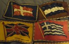 Tobacco Felts Country Flags Lot Of 12  Italy Ireland Japan  Costa Rica A3