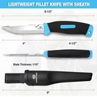 Mossy Oak Fish Knife  bait Knife 4  Fish Fillet Knife W sheath Razor Sharp Blade