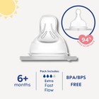 Bottle Nipples Extra Fast Flow Nipple Level 4  For 6  Months  Skinsoft Silico   