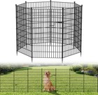 Naizea Garden Fence With Gate 7 Panels 13 Panels Animal Barrier No Dig Pet Fence