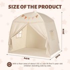 Large Teepee Tent For Kids  With Star Lights   Flags - Tent For Kids Indoor T   