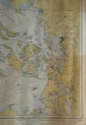 1941 Us Coast   Geodetic Survey Chart Georgia Strait Juan De Fuca 31 X 44