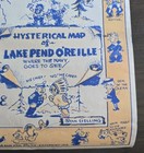 Us Navy Wwii Hysterical Map Of Lake Pend Oreille Id 1944 Farragut Nts Gelling