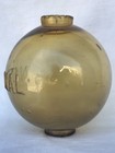     Amber Embossed National Lightning Rod Ball
