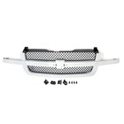 For 2003-2007 Chevrolet Silverado 1500 2500 Summit White Grille Black Mesh Grill