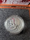 2018 Cameroon 1 Oz Silver Carved Skulls Skull Of St  Aloysius Gonzaga