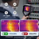 Thor002 Handheld Thermal Imager 3 5  Ips Screen 512  384 X  ir Resolution 550    32g