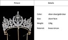 Luxury All Cz Cubic Zirconia Queen Princess Wedding Party Tiara Crown For Women