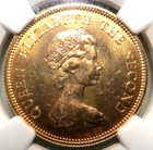  1975  Hong Kong   Gold 1000 Dollars  Year Of Queen Elizabeth Visit  Ngc Graded