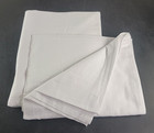 2x Hospital Patient Bath Blanket 70x90  2-lot  Multi-use White Manchester Mills