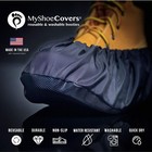 Reusable Shoe   Boot Covers For Contractors - 1 Pair  X-large