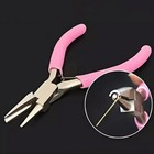 5 Inch Mini Needle Nose Pliers Diy Jewelry Wire Winding Hand Tool Half Round Jaw