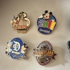 Disney Disneyland Anniversary Exclusive Pin Set Mickey Minnie Oogie Sally 2009-   