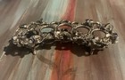 Ornate Vintage Gold Tone Lipstick Holder