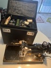 1947 Singer Featherweight 221 Sewing Machine Lots Of Parts   Case Needs Service