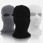 Full Face Mask 2 Hole Ski Winter Cap Balaclava Outdoor Hood Beanie Tactical Hat   