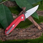 Pocket Knife  D2 Steel Blade  Red G10 Handle  Edc Knife For Hunting Camping