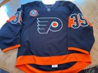 Philadelphia Flyers Martin Jones  lou Nolan  Day Game-worn Third Jersey 4 9 22