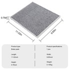 Activated Carbon Cabin Air Filter For Nissan Murano 2015-2022   Altima