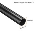 4pcs Carbon Fiber Tubes 20x22x330mm Glossy Surface 3k Roll Carbon Round Tube