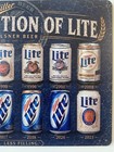 Miller Lite Beer Evolution Of Cans Sign - Miller Brewing Company High Life
