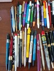 Pen Lot  99 pcs  Advertising Ballpoint Pens   A Few Pencils Novelty