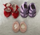 American Girl Doll Lot Of Shoes  9 Pairs Boots Sandals Slippers  18    Doll