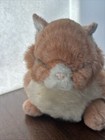 Vtg Avanti Applause Cat Plush Stuffed Animal Orange Striped Tabby Sleeping 14 