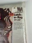 Vintage 1978 Columbia Minerva Latch A Rug Pattern  sierra   34  X 50  Nip