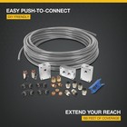 Klutch 1 2in   100ft  Master Kit Compressed Air Piping System 