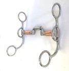 Aj Tack Argentine Short Shank Correction Bit With Copper Rollers