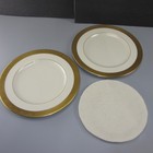 Westchester 10-1 2  Dinner Plates - Set Of 2 - Near Mint - Gold Encrusted Lenox