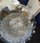 2016 Swarovski Crystal Clear Christmas Ball Ornament Collectible 2016