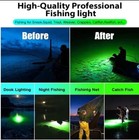 Usa 50000 Lumens 12v 126 Led Green Underwater Fishing Light Lamp Fish Attract 5m